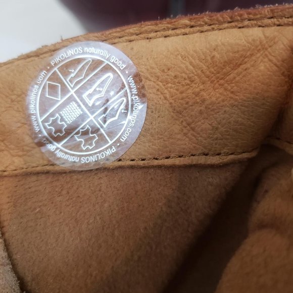 Pikolinos Woman's Sz 6.5  Ankle Boot Brown Leather - Picture 8 of 12